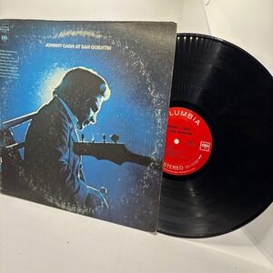 Johnny Cash At San Quentin Live Vinyl Record Columbia Records CS 9927 Stereo‎